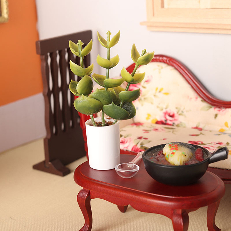 Bonsai Garden For Sale - * 新セール 1:12 ドールハウス ミニチュア鉢植え植物 緑の葉の鉢植え盆栽