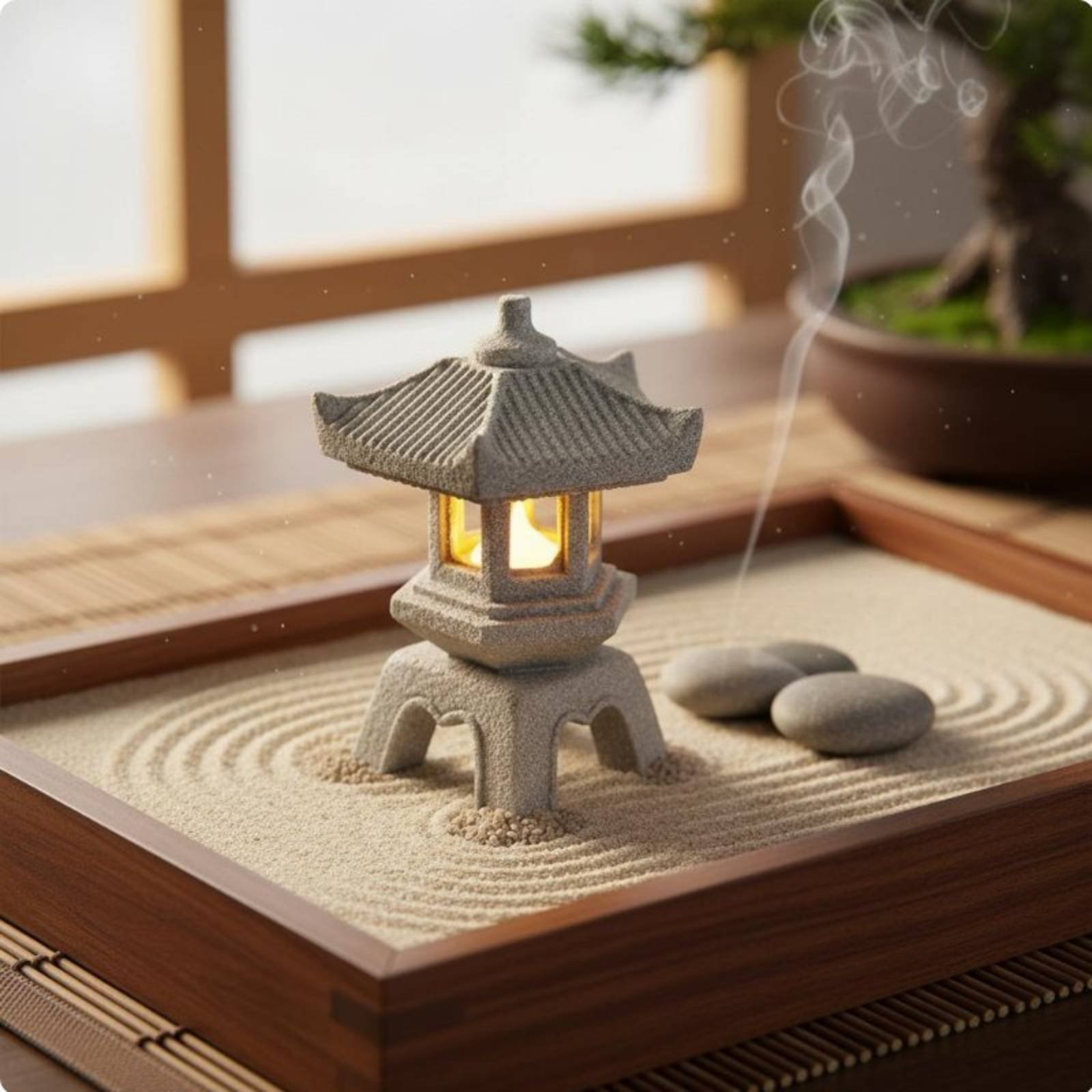 ミニチュア石灯籠アンティーク仕上げ盆栽飾り静寂の庭塔完璧な贈 - Japanese Garden Bonsai のレビューと価格
