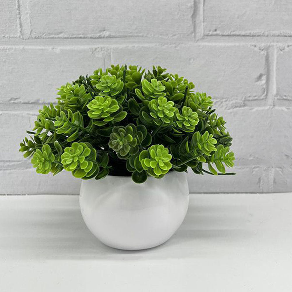 リアルなフェイク盆栽、人工鉢植え植物、鮮やかな人工緑の植物装 - Bonsai Garden Cafe のレビューと価格