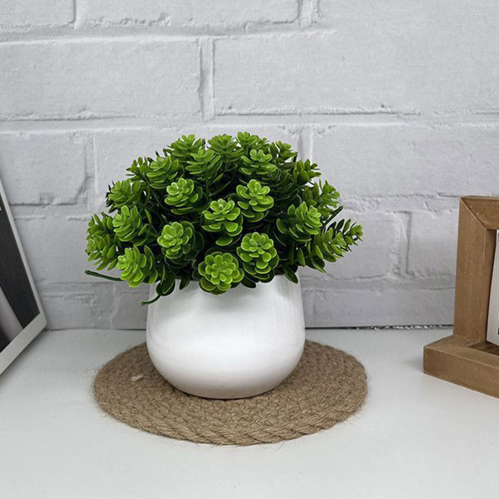 リアルなフェイク盆栽、人工鉢植え植物、鮮やかな人工緑の植物装 - Bonsai Garden Cafe のレビューと価格