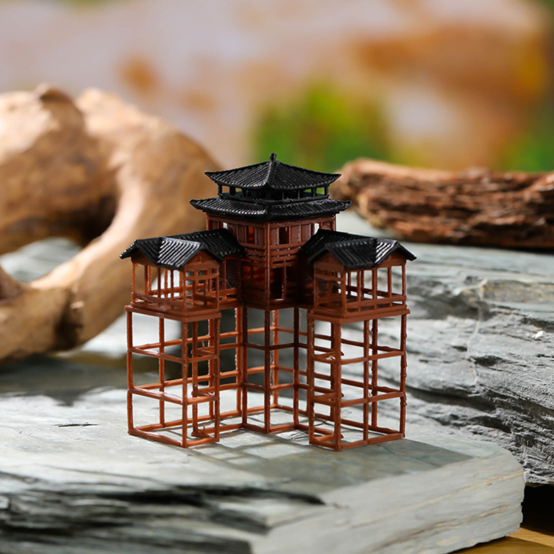 古代建築模型ミニチュア日本風パビリオン装飾品ミニチュアジレン - Japanese Garden Bonsai のレビューと価格