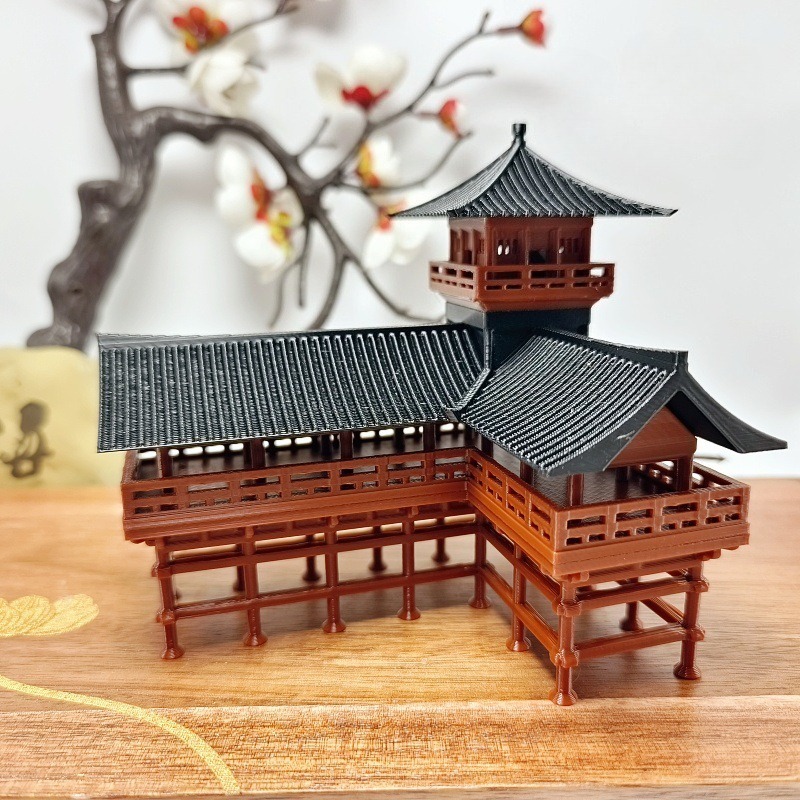 3Dプリント禅庭水族館盆栽中国麗城像古代建築模型日本館装飾 - Bonsai Garden In Japan のレビューと価格
