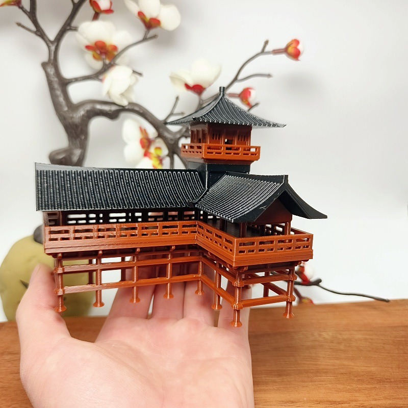 3Dプリント禅庭水族館盆栽中国麗城像古代建築模型日本館装飾 - Bonsai Garden In Japan のレビューと価格