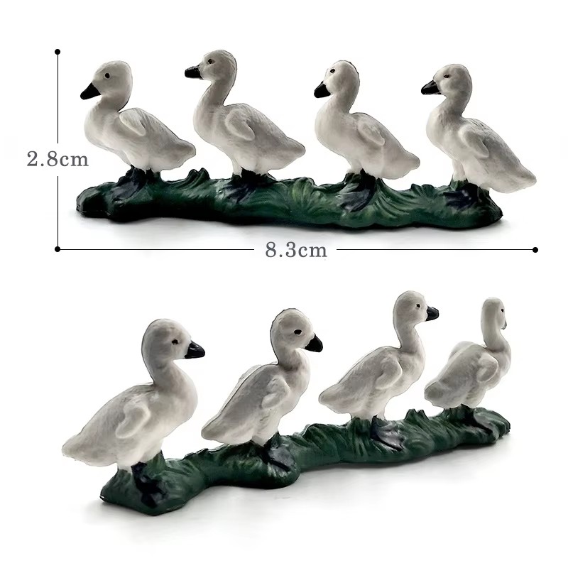 シミュレーション鶏アヒルガチョウ家畜モデル盆栽置物家の装飾ミ - Bonsai Garden In Japan のレビューと価格