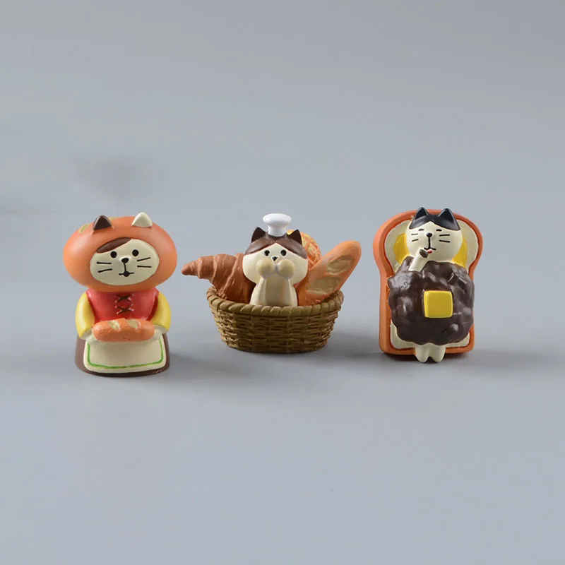 雑貨スタイル漫画猫パン焼きトーストキッチン装飾コレクタブル本 - Bonsai Garden In Japan のレビューと価格
