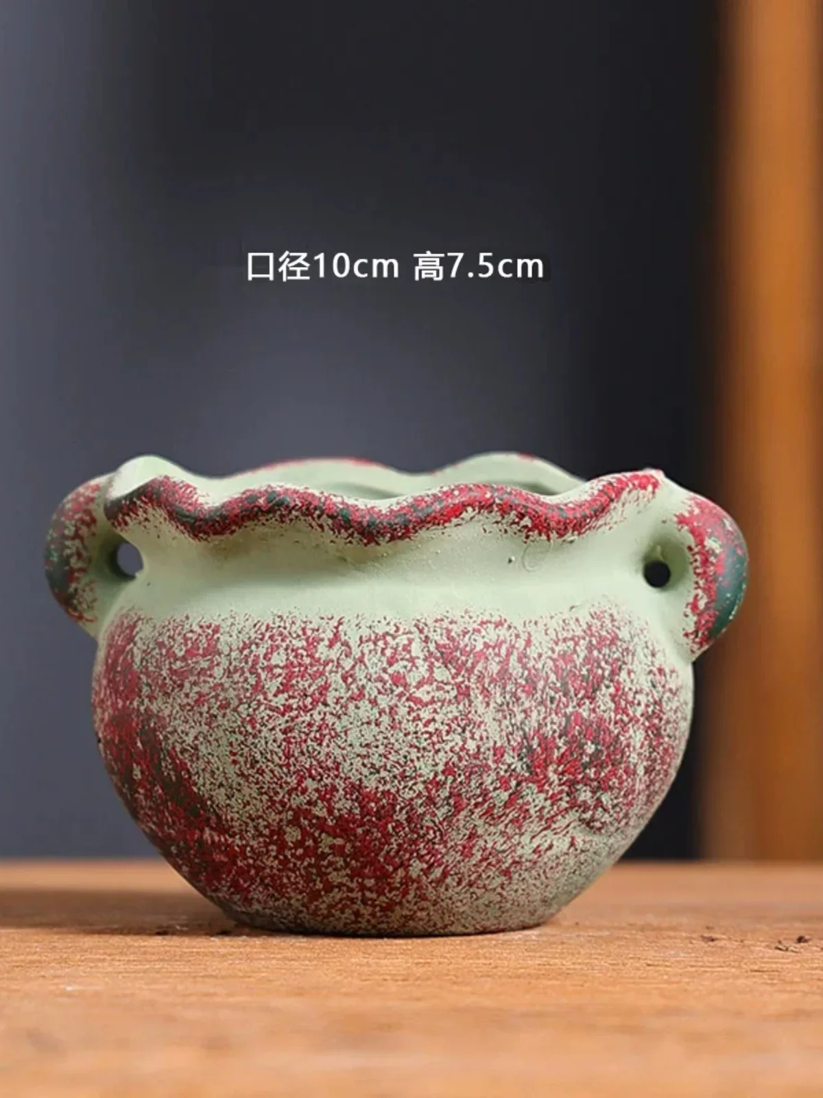 地中海多肉植物フラワーポット自家製赤い陶器セラミックレトロ手 - Japanese Garden Bonsai のレビューと価格