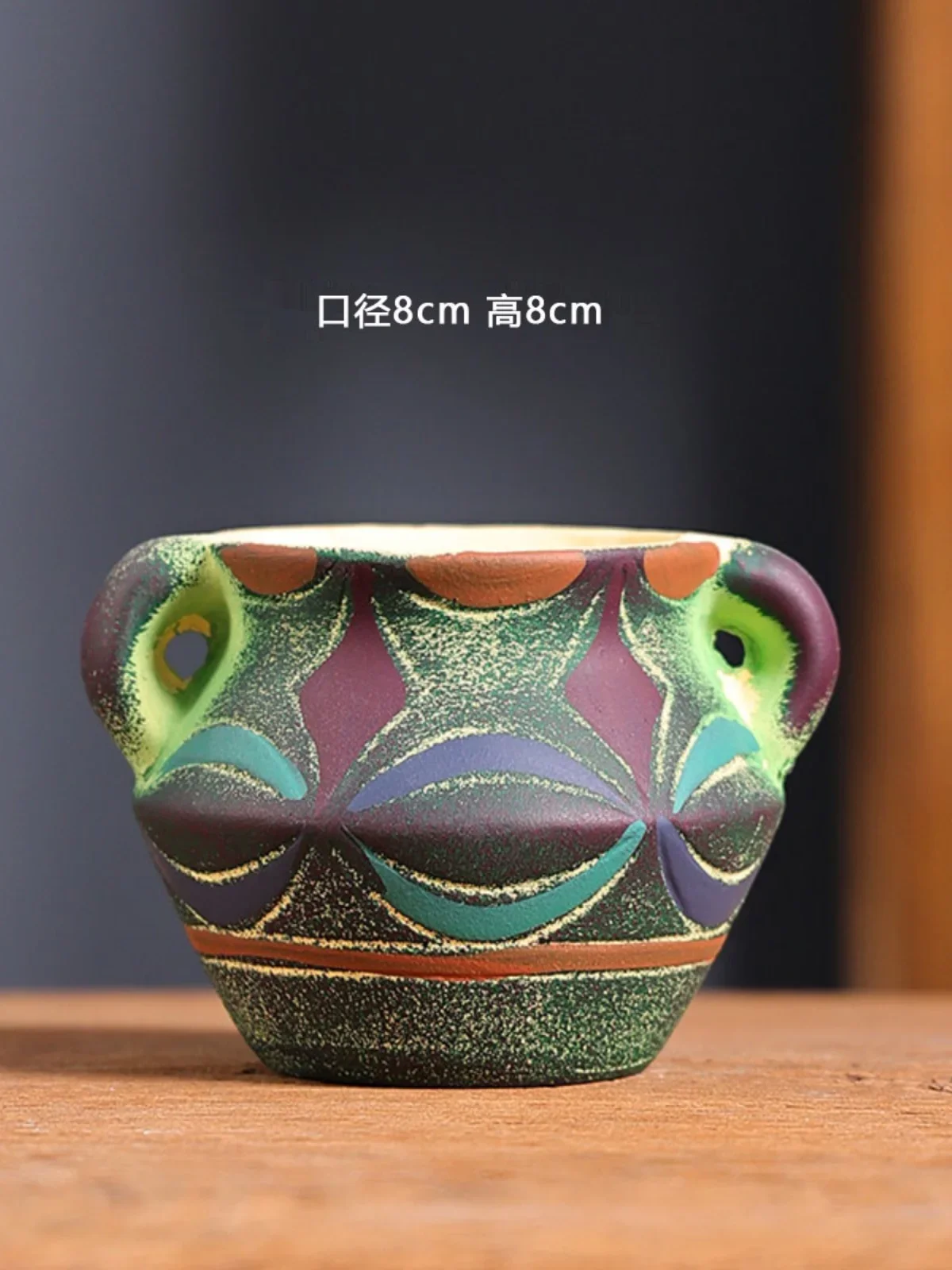 地中海多肉植物フラワーポット自家製赤い陶器セラミックレトロ手 - Japanese Garden Bonsai のレビューと価格