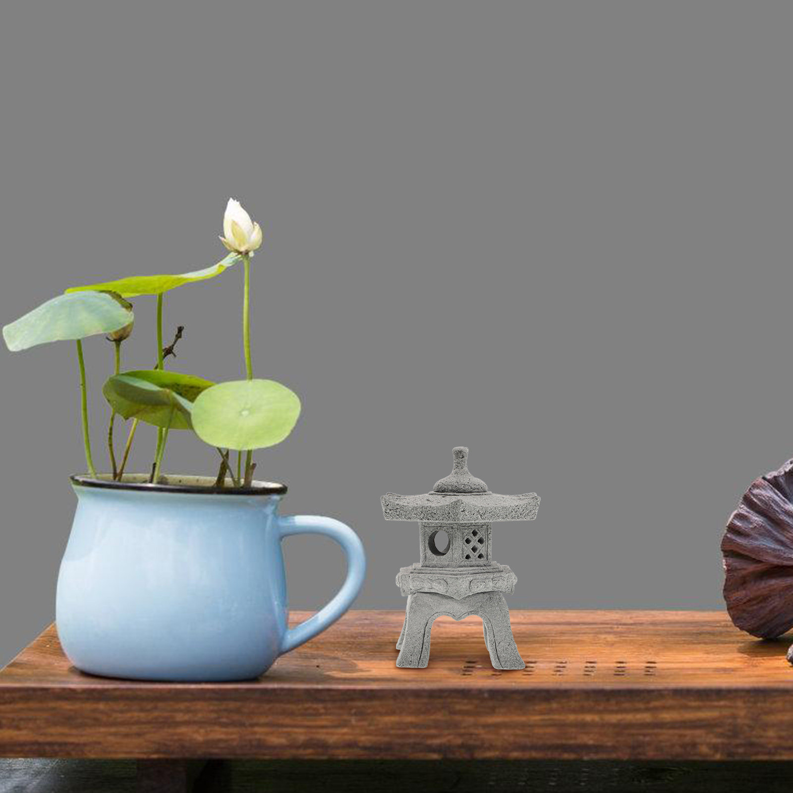 精巧に作られたミニパゴダガーデンスタチュー1セット、屋内外装 - Japanese Garden Bonsai のレビューと価格
