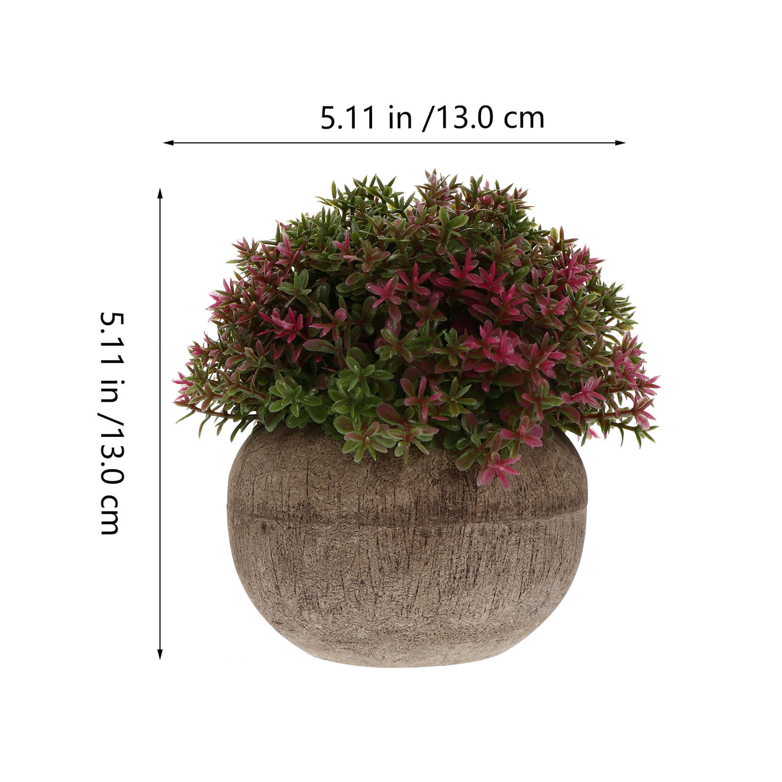 ミニプラスチック盆栽リアルなフェイク植物リビングルームキッチ - Bonsai Garden Cafe のレビューと価格