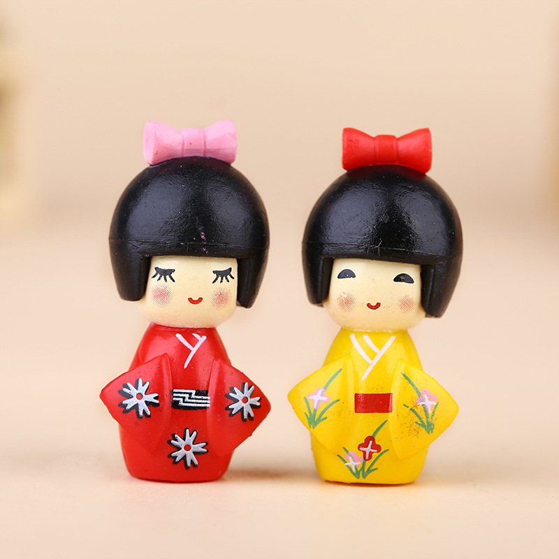 新しい日本のかわいい女の子の置物盆栽装飾ミニ家の装飾ミニチュ - Japanese Garden Bonsai のレビューと価格