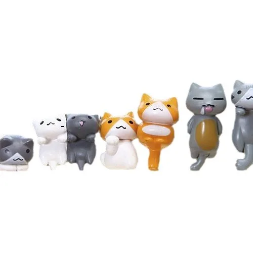 6 ピース/セット漫画ラッキー pvc 猫ホームガーデン盆栽 - Bonsai Garden In Japan のレビューと価格